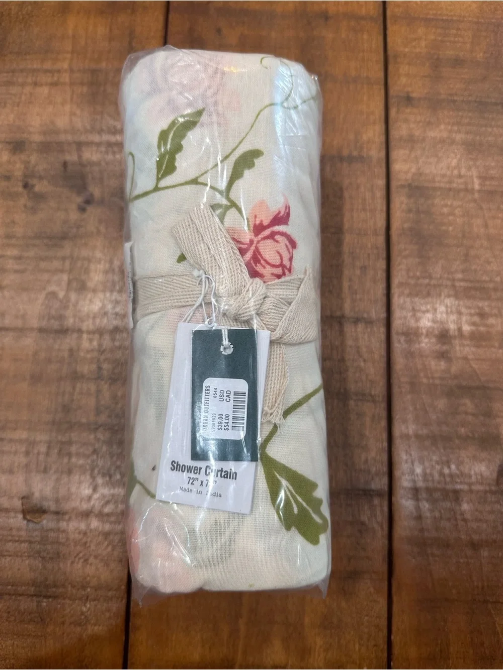 Urban Outfitters Finely Floral Frame Shower Curtain